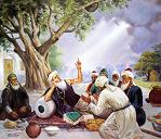 Baba Sheikh Farid with Holy Men